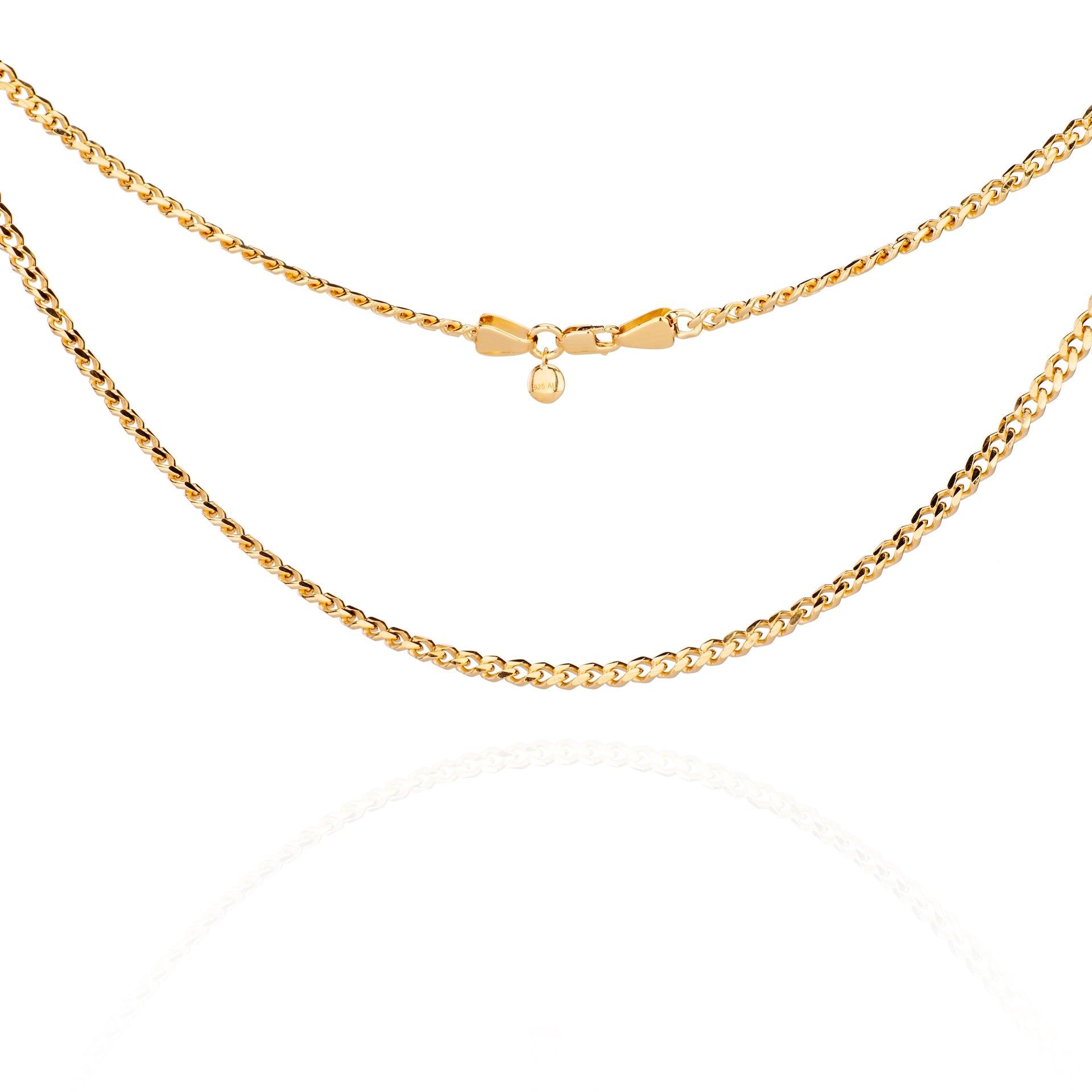 Soho Chain Necklace Gold Aaria London