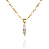 Maya Spike Necklace- Gold