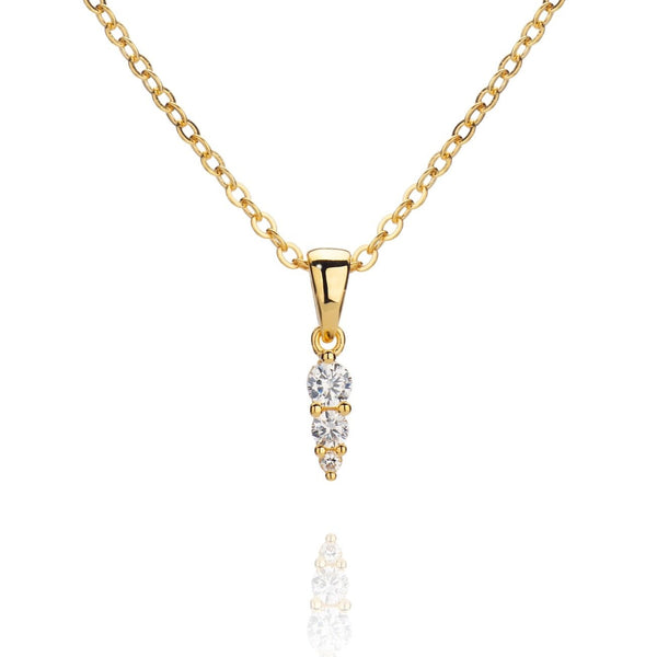 Maya Spike Necklace- Gold