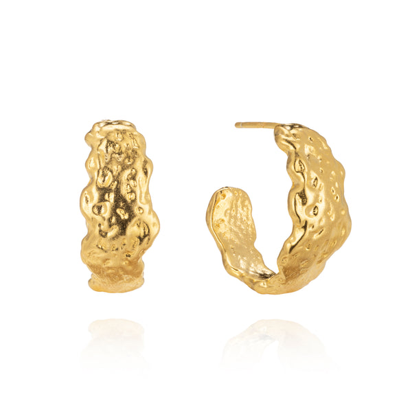Lava Hoops - Gold