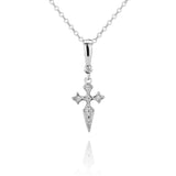 Naxos Cross Necklace - Silver