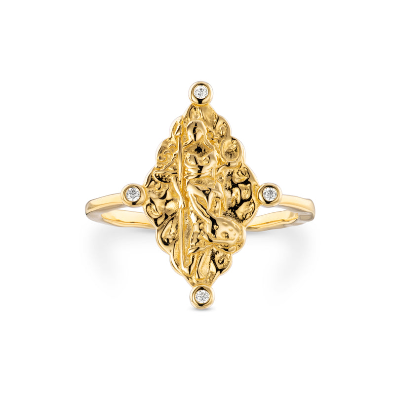 Goddess Selena Ring - Gold no