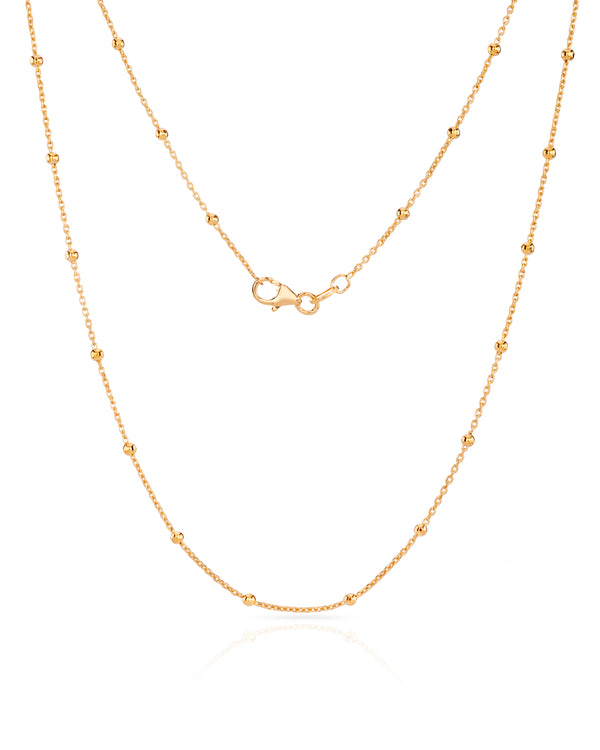 Satellite Bead Chain - Gold