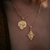 Goddess Selena Necklace - Gold