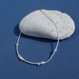 Santorini Necklace-  Freshwater Pearl Necklace