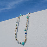 Paros Necklace - Turquoise & Freshwater Pearls