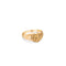 Heart Signet Ring - Gold - Aaria London