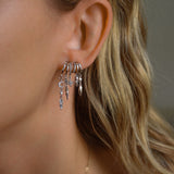 Nyx Stars and Moon Earrings- Silver