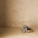 Snake Signet Ring - Silver