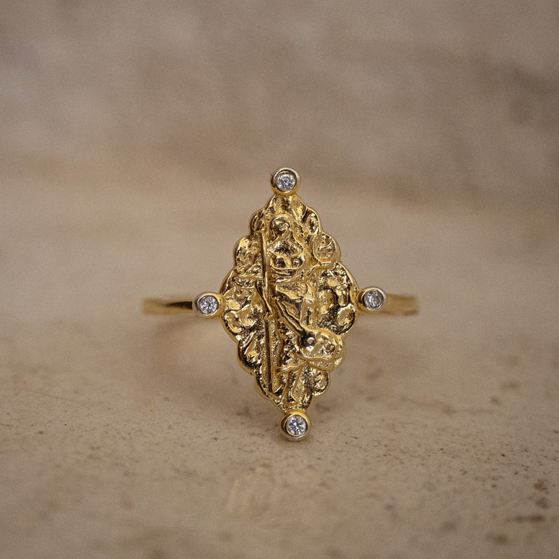 Goddess Selena Ring - Gold no