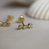 Santiago Stud Earrings - Gold