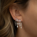 Mini Nyx Earrings - Silver