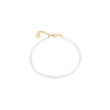 Mykonos Anklet - Mini Freshwater Pearls