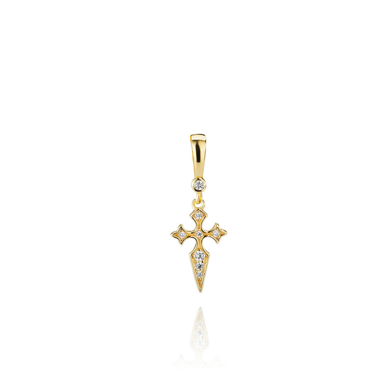 Naxos Cross Necklace - Gold