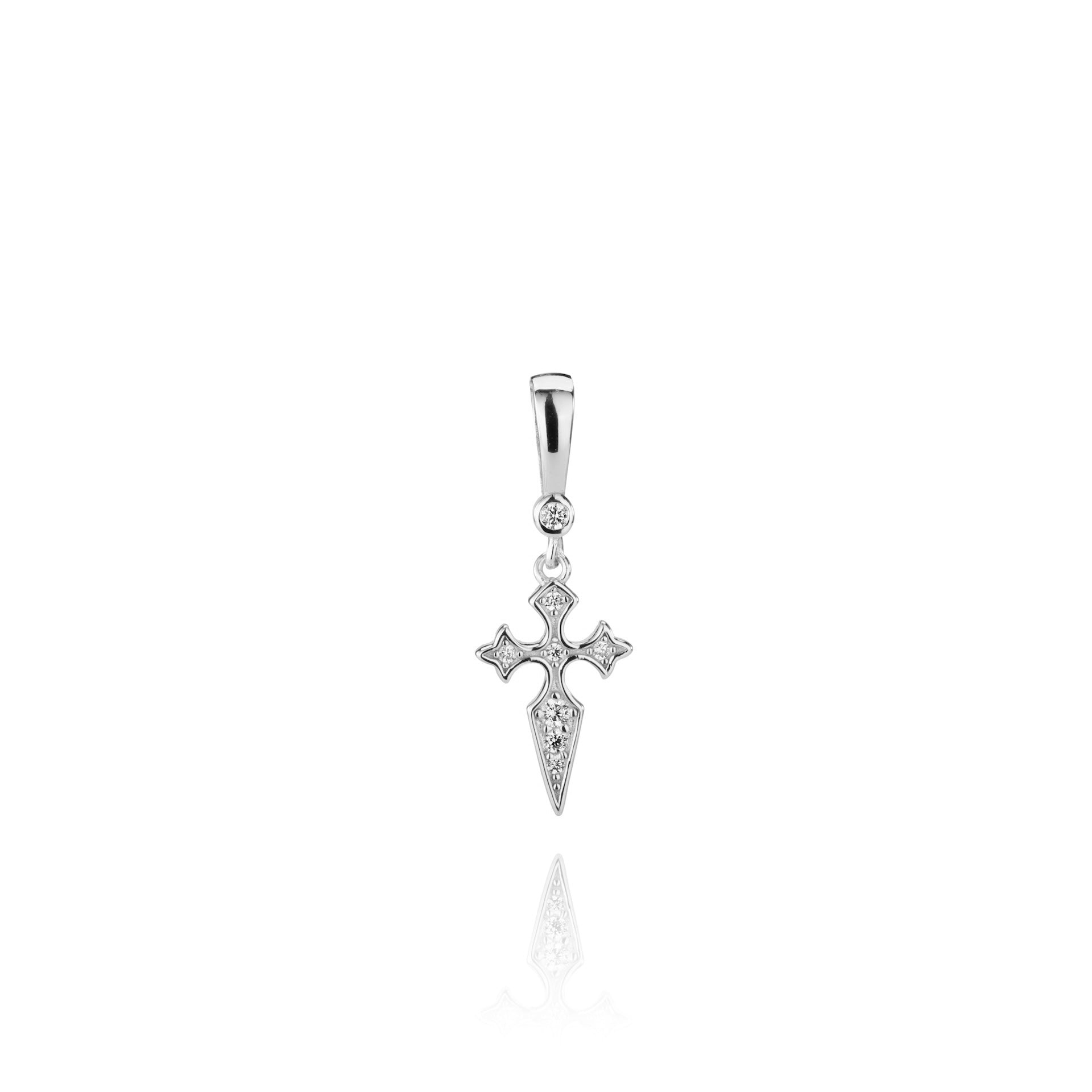 Naxos Cross Necklace - Silver