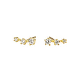 Santiago Stud Earrings - Gold