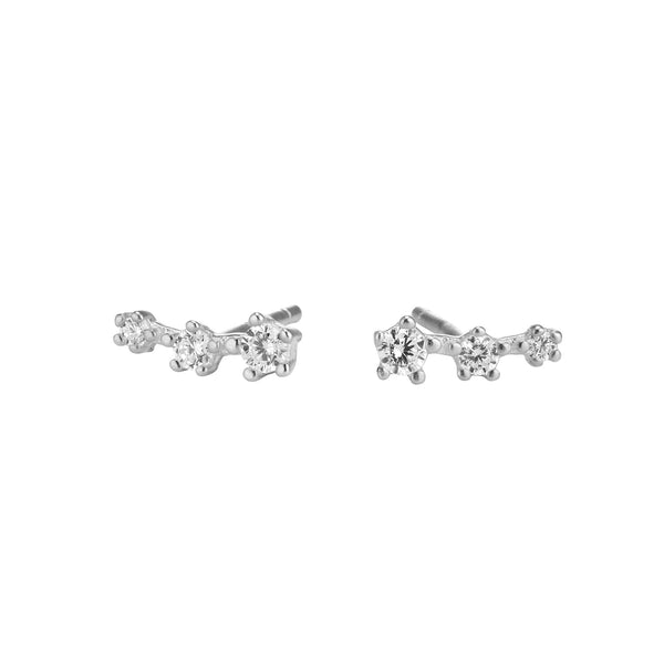 Santiago Stud Earrings - Silver