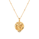 Clio Lion Necklace - Gold