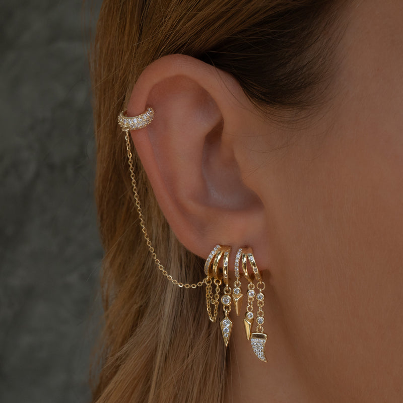 Palma Earrings - Solid Gold