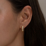 Iris Molten Spike Stud Earring