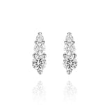 Maya Spike Stud Earring - Silver