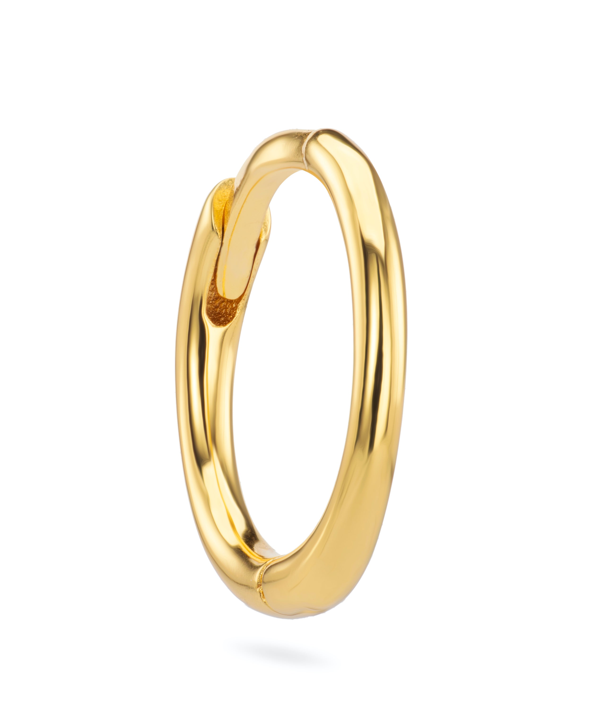 Minimalist Hoop Earrings - Gold - Aaria London