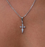 Naxos Cross Necklace - Silver