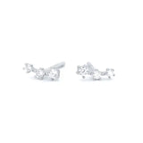 Santiago Stud Earrings - Silver