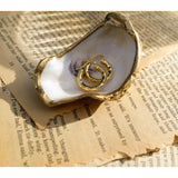 Aaria London Mini Chateau Hoops - Gold Jewelry
