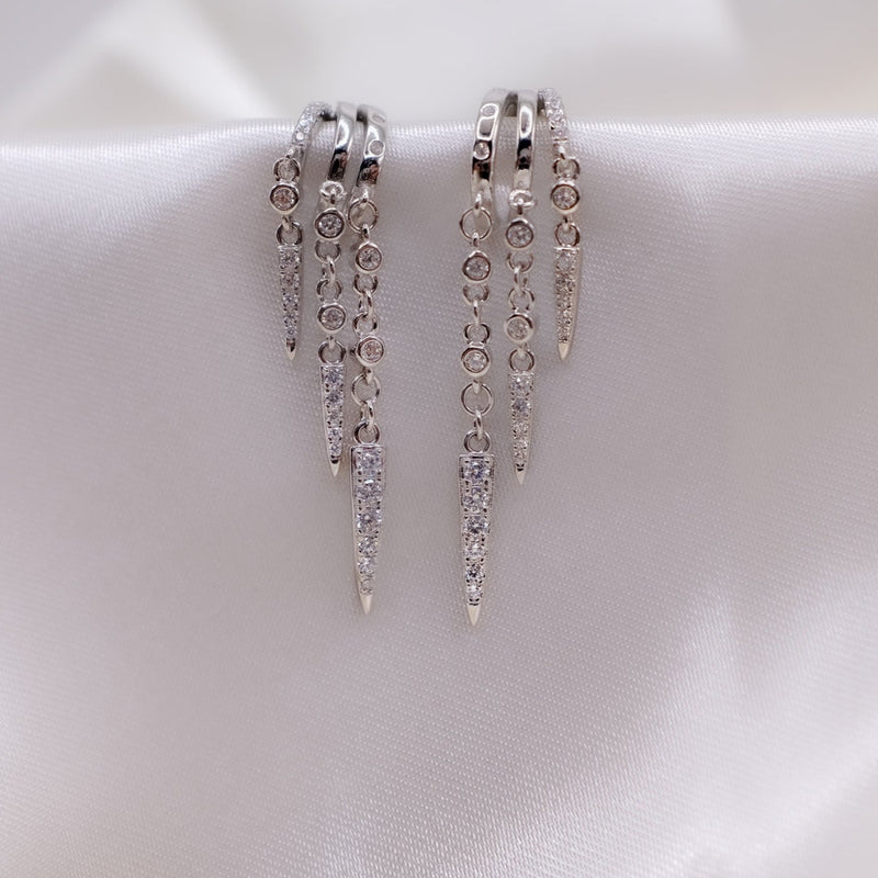 Aaria London Rio Earrings - Silver