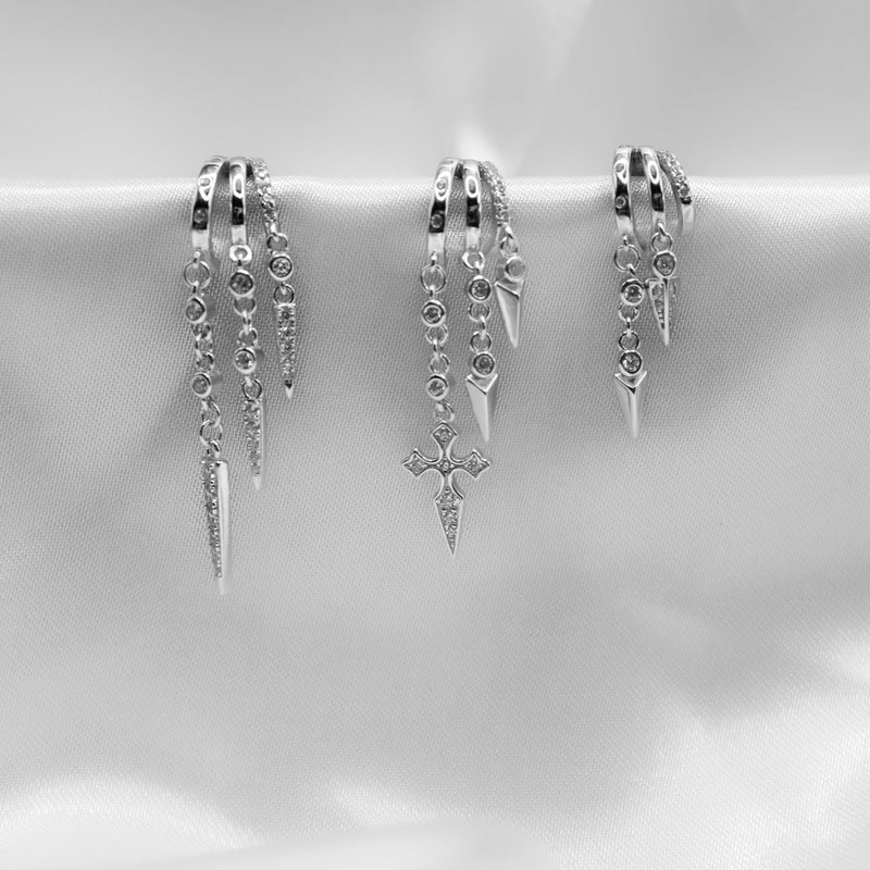 Aaria London Rio Earrings - Silver