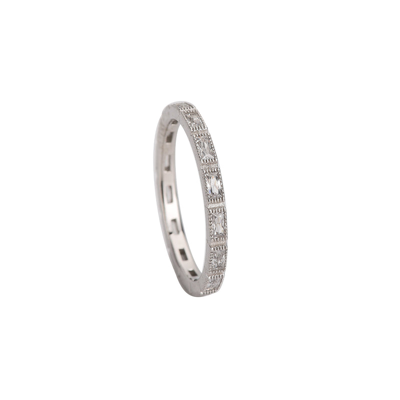 Aaria London Portobello Ring- Silver