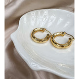 Aaria London Chateau Hoops - Gold Earrings