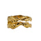 Aaria London Double Lava Ring- Gold Rings 6