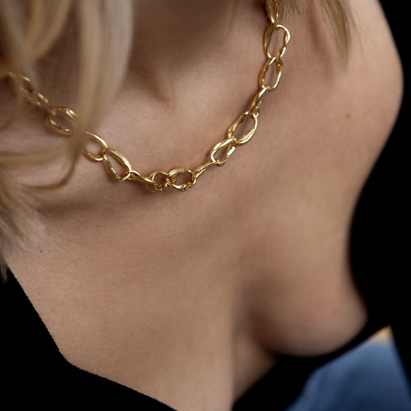 Monaco Irregular Chain - Gold