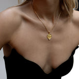 Clio Lion Necklace - Gold