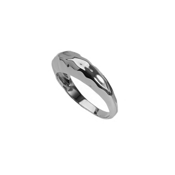 Aaria London Chateau Dome Ring - Silver Rings 6