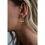 Aaria London Luna Moon Trio Earring Set - Gold Earrings