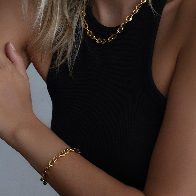 Aaria London Ibiza Bracelet - Gold Bracelets