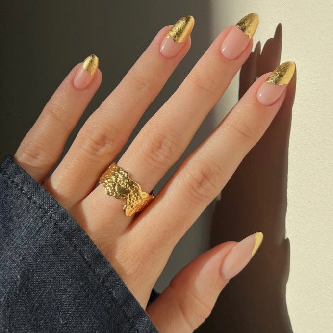 Aaria London Lava Ring - Gold Rings